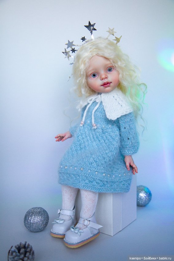 Снежинка ❄️ ООАК куколки Паола Рейна Paola Reina