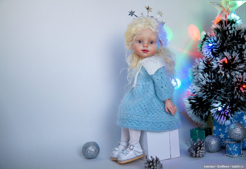Снежинка ❄️ ООАК куколки Паола Рейна Paola Reina