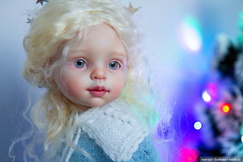 Снежинка ❄️ ООАК куколки Паола Рейна Paola Reina