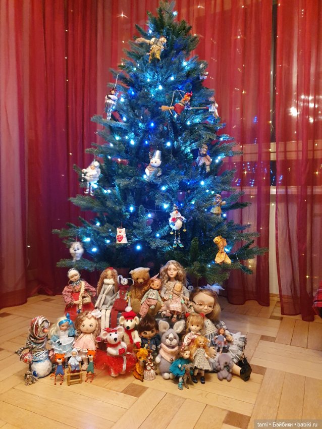Авторские игрушки на нашей ёлочке