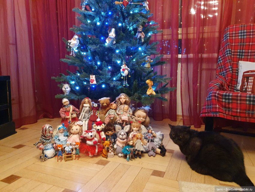 Авторские игрушки на нашей ёлочке