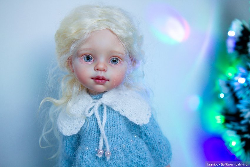 Снежинка ❄️ ООАК куколки Паола Рейна Paola Reina (фото 5)