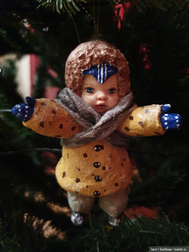 Авторские игрушки на нашей ёлочке