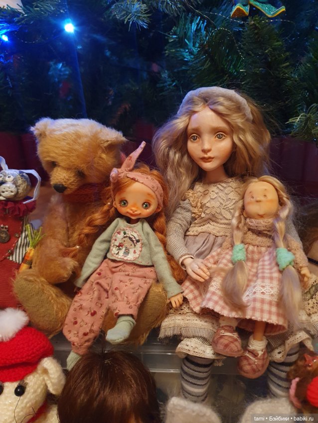 Авторские игрушки на нашей ёлочке