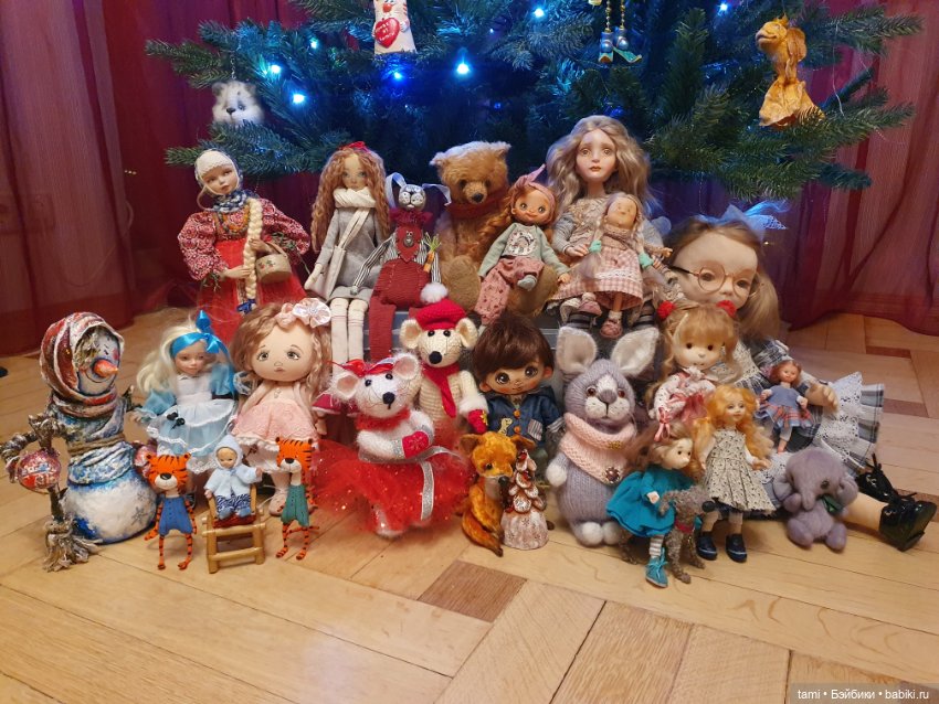 Авторские игрушки на нашей ёлочке