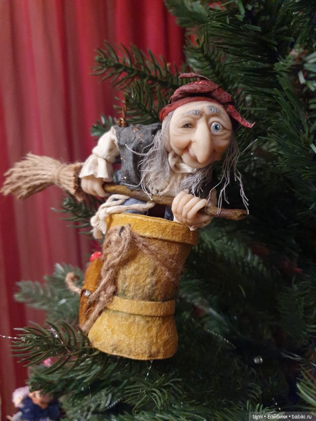 Авторские игрушки на нашей ёлочке