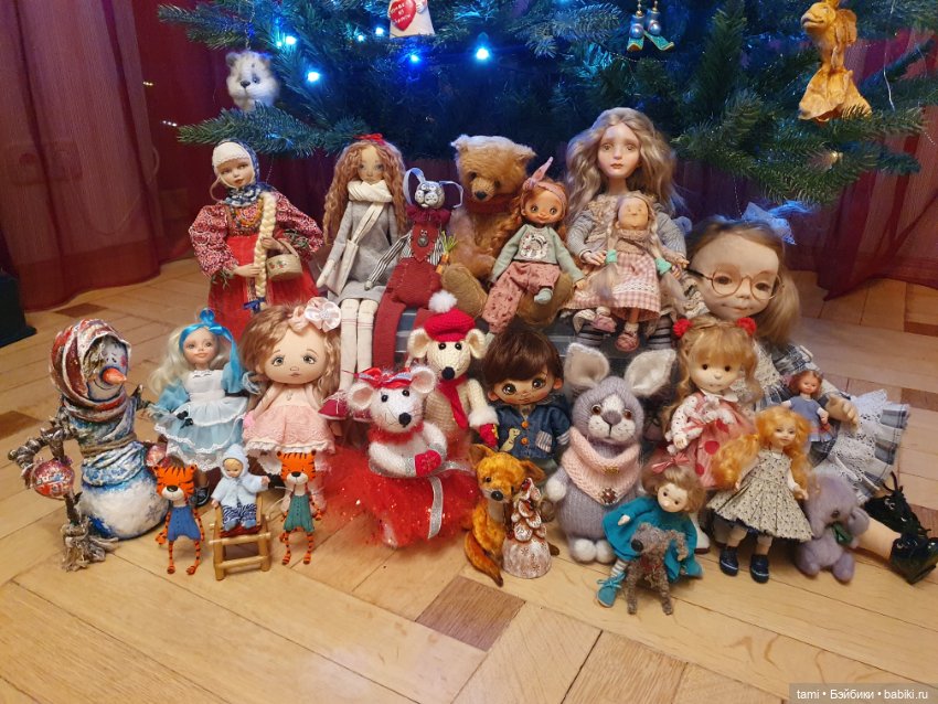 Авторские игрушки на нашей ёлочке
