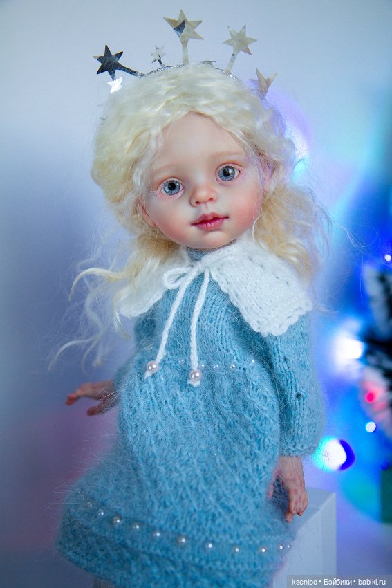 Снежинка ❄️ ООАК куколки Паола Рейна Paola Reina (фото 7)