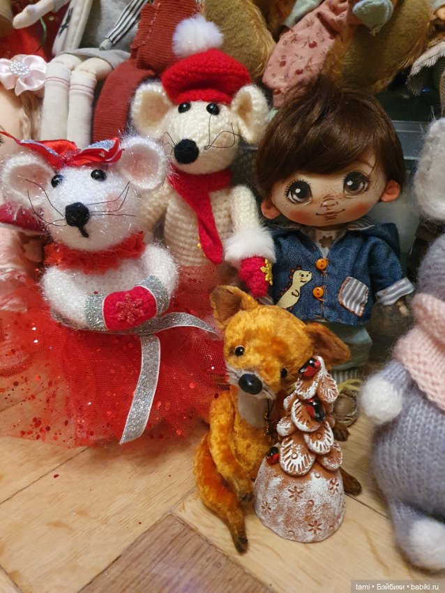 Авторские игрушки на нашей ёлочке