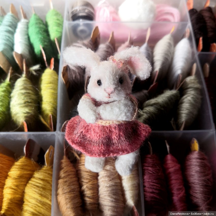 Зайчик Мими — Авторские мишки Тедди и друзья: фото (фото 4)