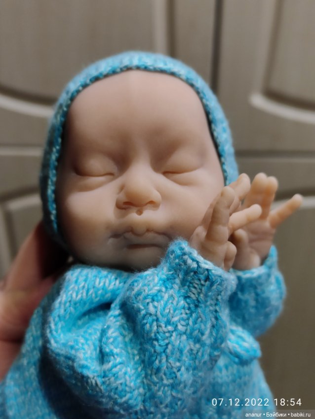 Процесс. Новый малыш — Авторские шарнирные куклы своими руками: лепка
