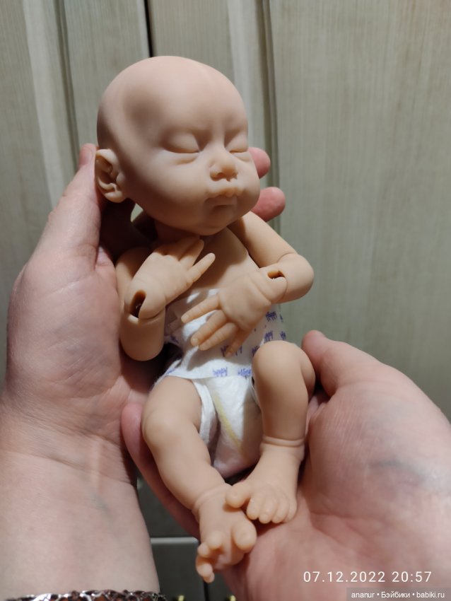 Процесс. Новый малыш — Авторские шарнирные куклы своими руками: лепка