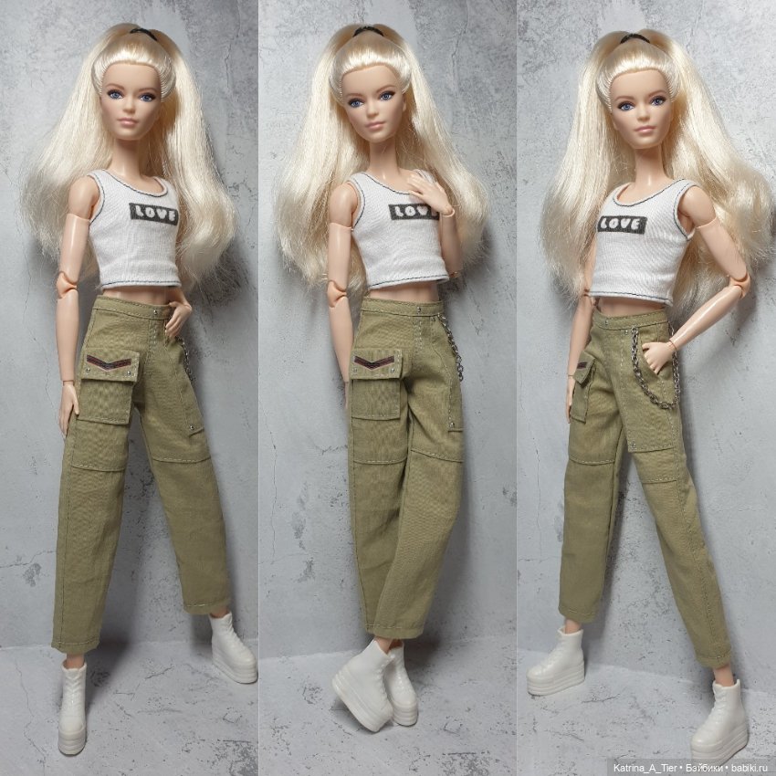 Оленька. Брюки — Одежда и обувь для кукол своими руками: фото