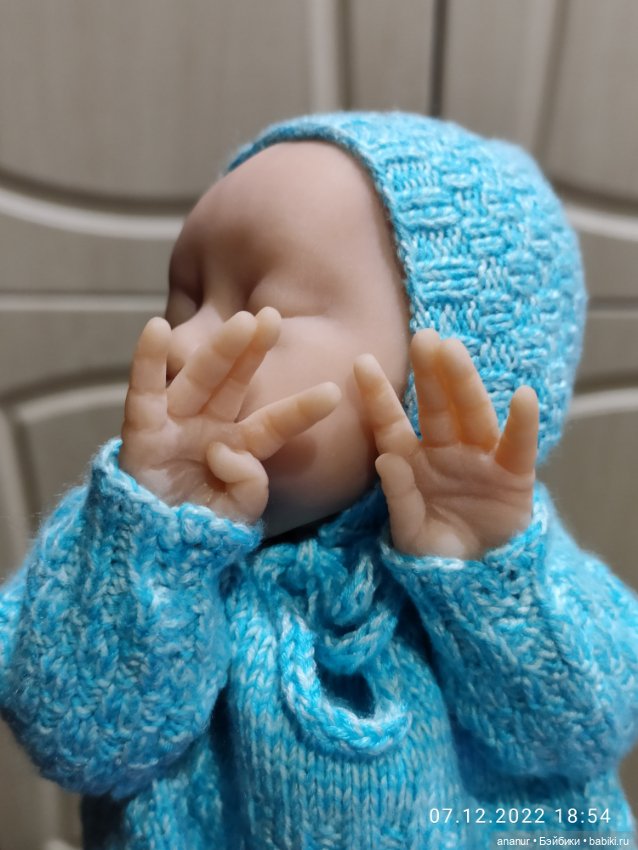 Процесс. Новый малыш — Авторские шарнирные куклы своими руками: лепка