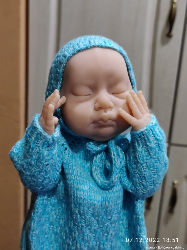 Процесс. Новый малыш — Авторские шарнирные куклы своими руками: лепка (фото 7)