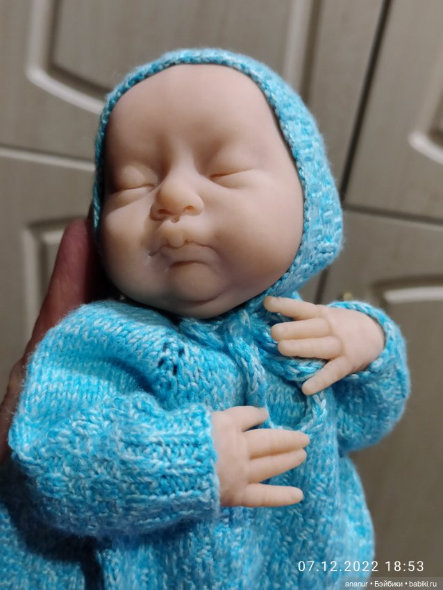 Процесс. Новый малыш — Авторские шарнирные куклы своими руками: лепка (фото 10)