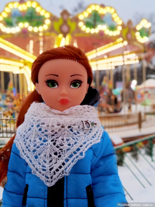 Зимняя прогулка — Российские куклы Весна (фото 5)