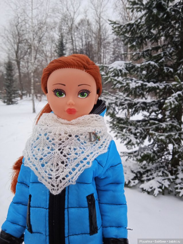 Зимняя прогулка — Российские куклы Весна (фото 3)