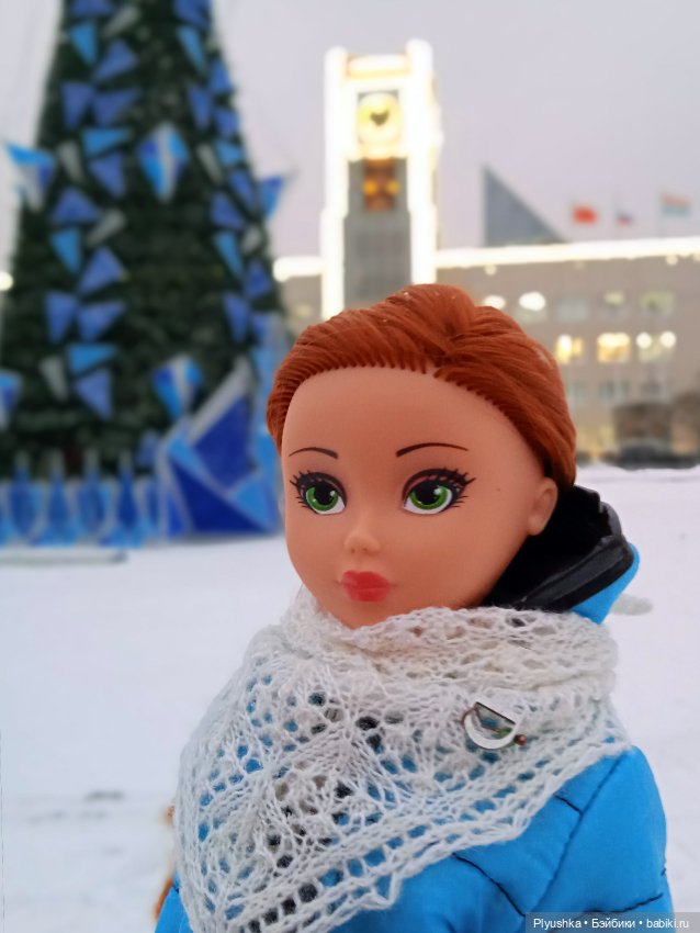 Зимняя прогулка — Российские куклы Весна (фото 7)