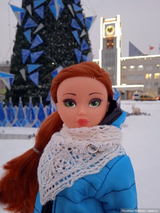 Зимняя прогулка — Российские куклы Весна (фото 6)