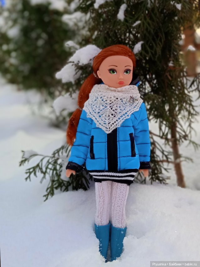Зимняя прогулка — Российские куклы Весна (фото 4)