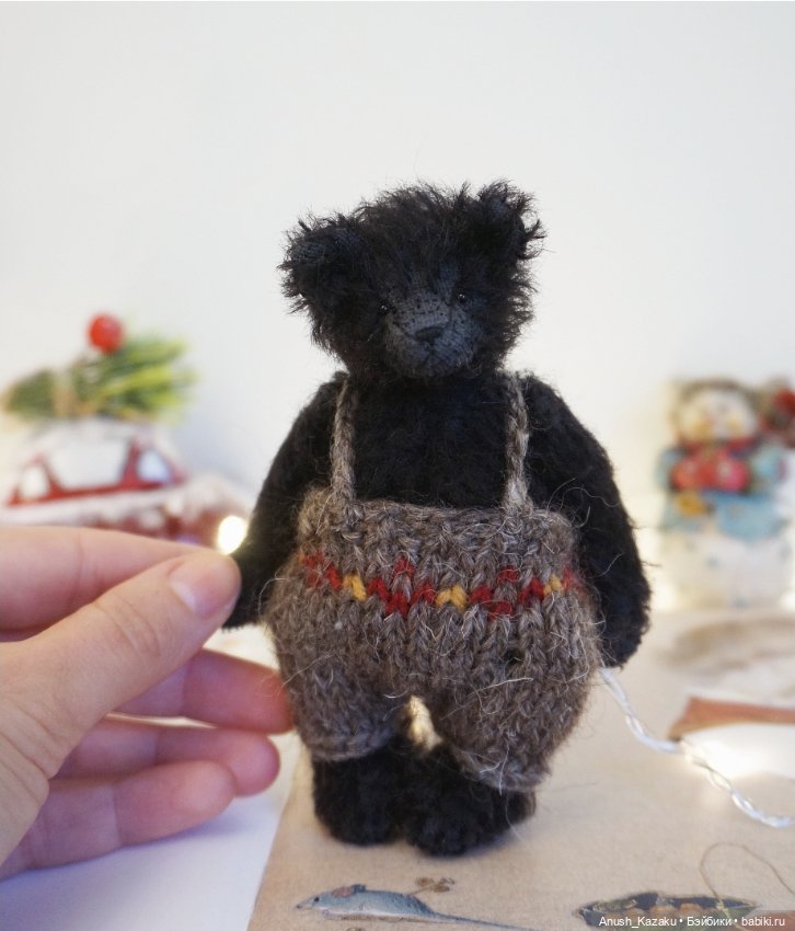 Мишка Вилли 🎄❤️🧸 — Авторские мишки Тедди и друзья: фото (фото 2)