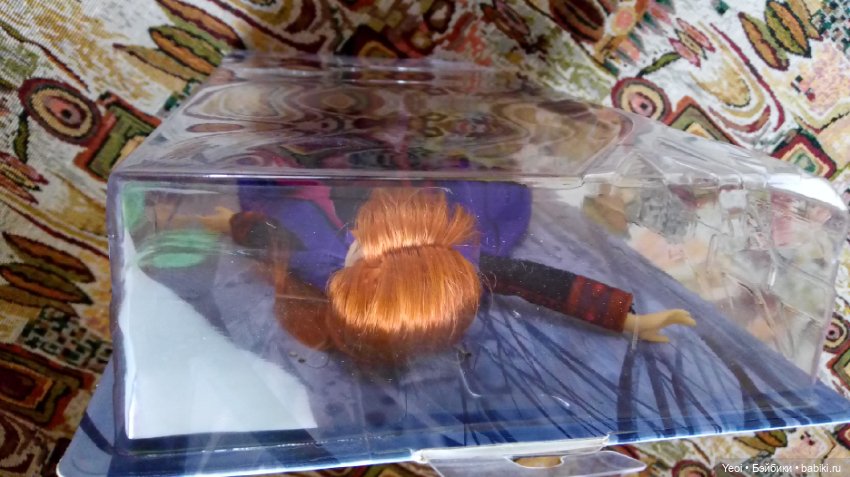 Распаковка куклы: Анна с троллем. Дисней, Холодное сердце 2. Хасбро. (Hasbro. Disney, Frozen 2) (фото 6)