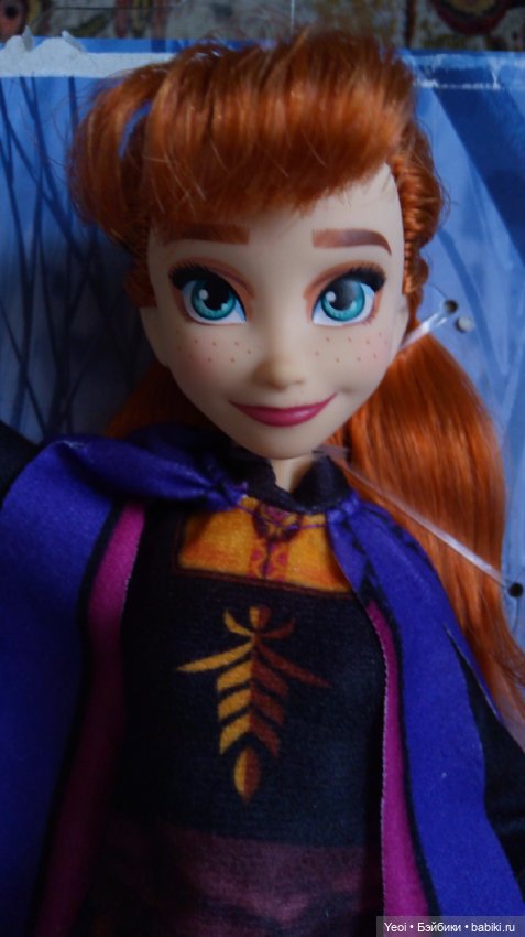 Распаковка куклы: Анна с троллем. Дисней, Холодное сердце 2. Хасбро. (Hasbro. Disney, Frozen 2) (фото 10)