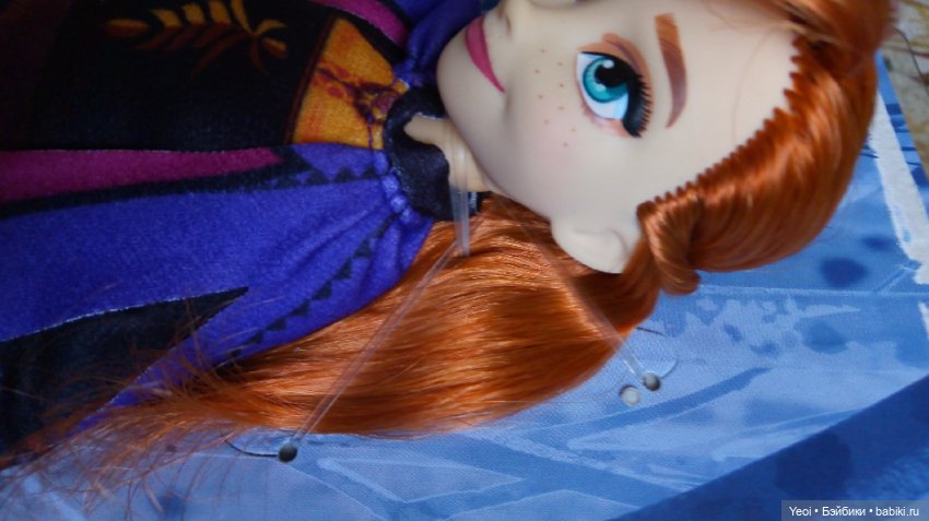 Распаковка куклы: Анна с троллем. Дисней, Холодное сердце 2. Хасбро. (Hasbro. Disney, Frozen 2)