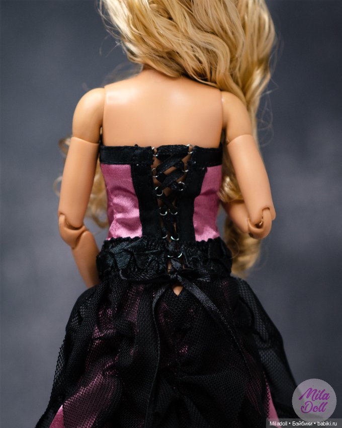 Вечернее платье для барби моей работы (фото 4)