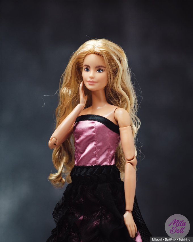 Вечернее платье для барби моей работы (фото 5)
