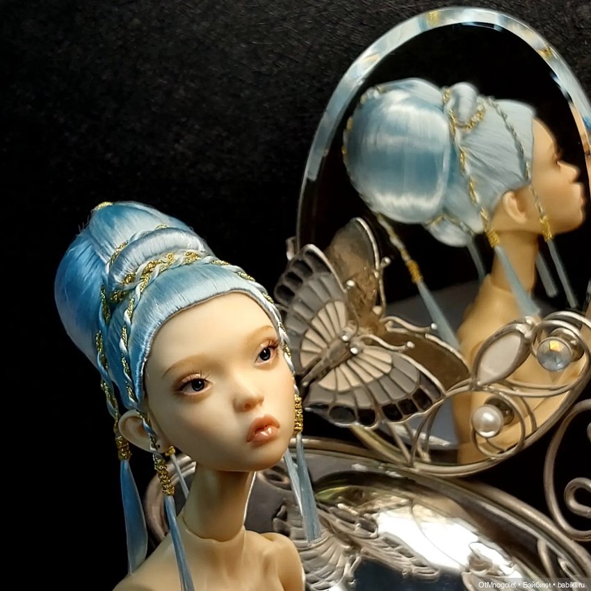 Ювелирный парик Ot Mnogolet . Кокон цвета льда (фото 3)