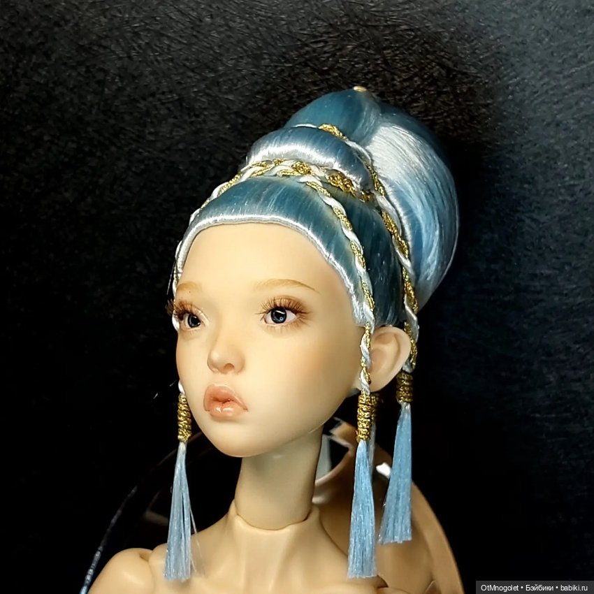 Ювелирный парик Ot Mnogolet . Кокон цвета льда (фото 8)