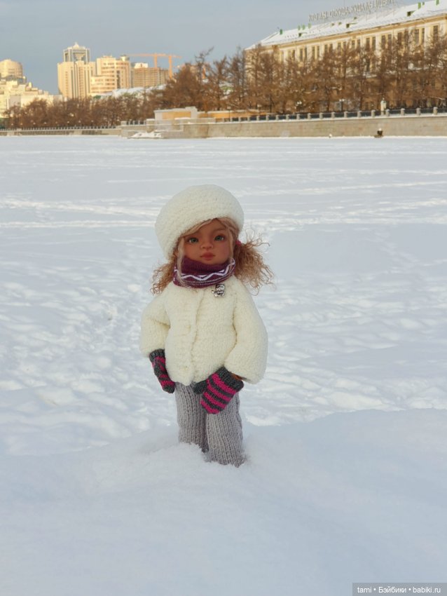Прогулка по заснеженному городу