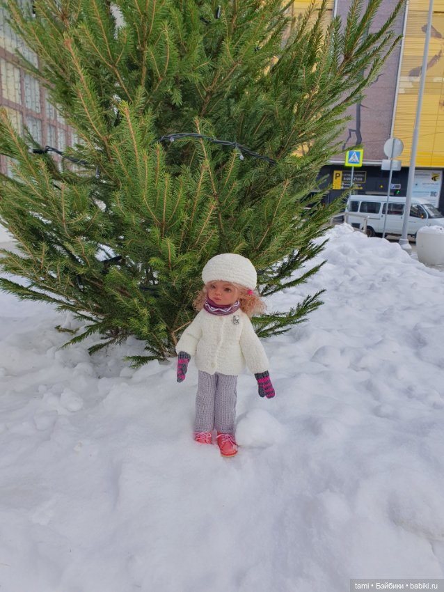 Прогулка по заснеженному городу
