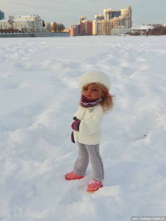 Прогулка по заснеженному городу