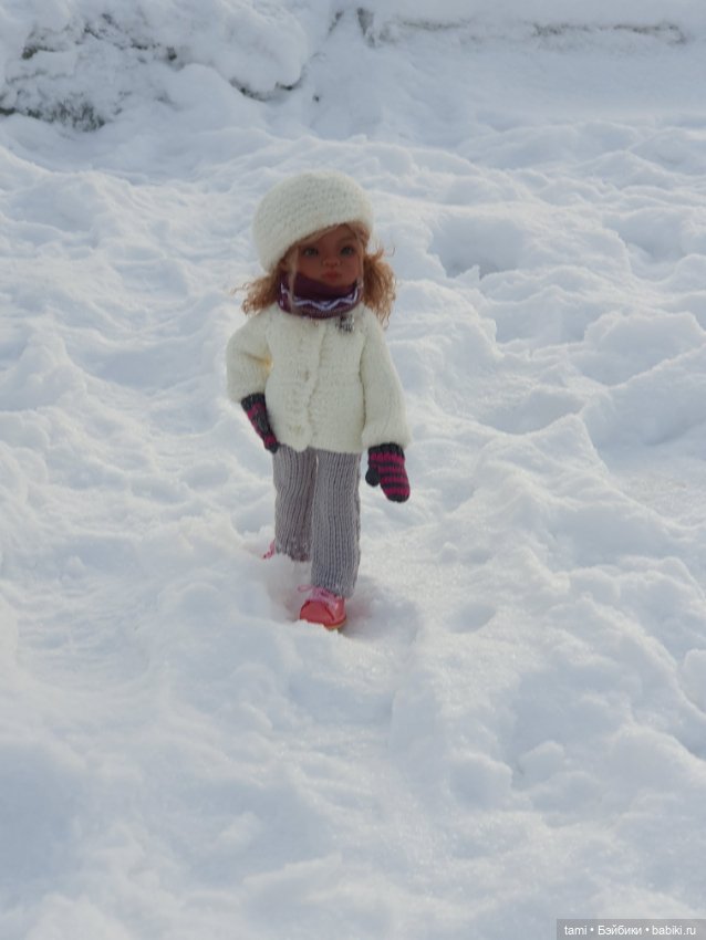 Прогулка по заснеженному городу