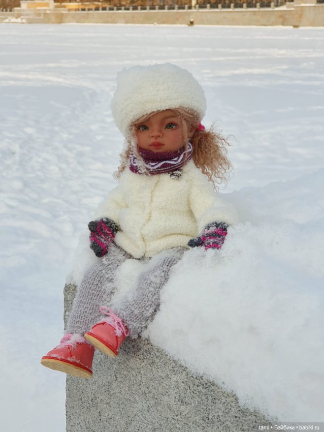 Прогулка по заснеженному городу