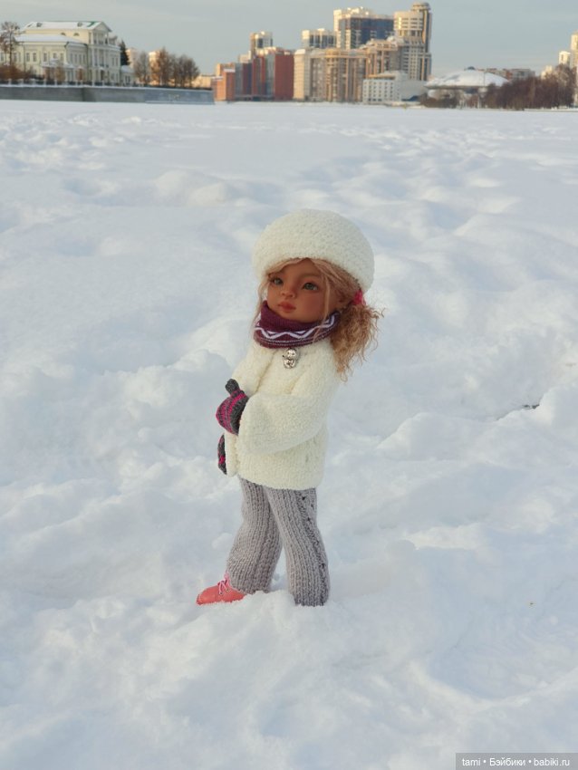 Прогулка по заснеженному городу