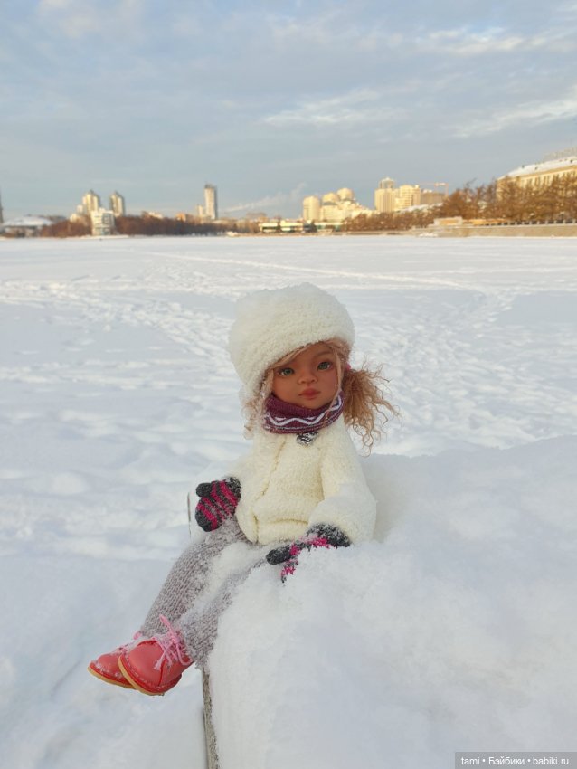 Прогулка по заснеженному городу