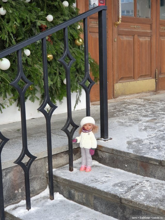 Прогулка по заснеженному городу