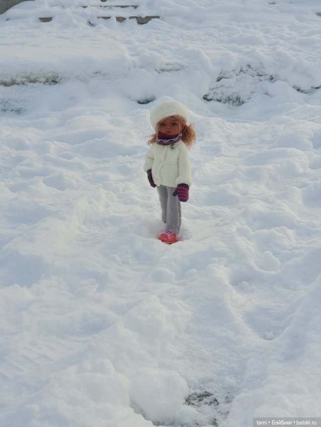 Прогулка по заснеженному городу