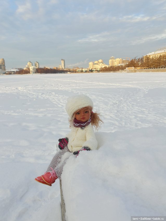 Прогулка по заснеженному городу