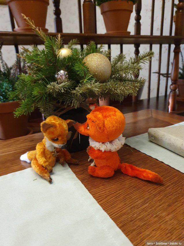Два рыжих друга — Домашние фото авторских игрушек: Тедди