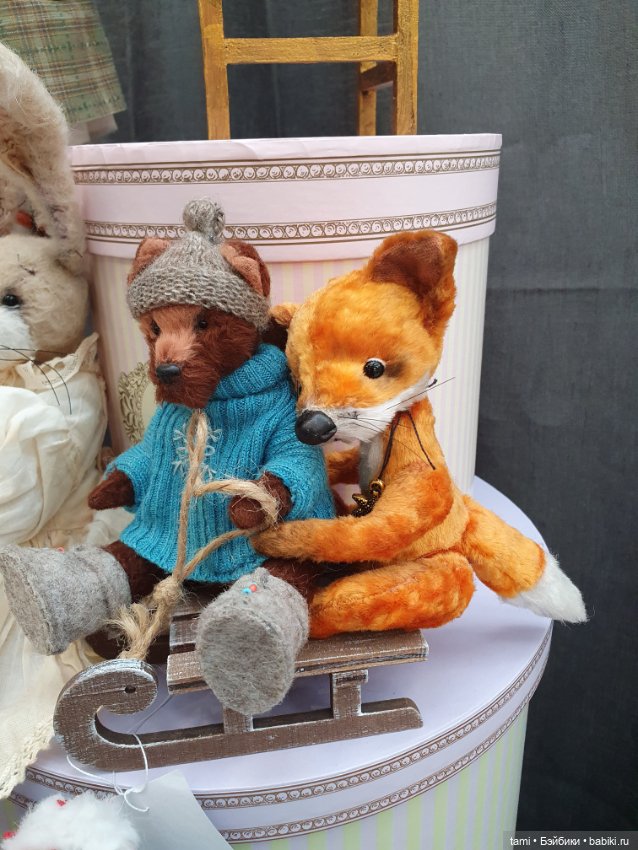 Два рыжих друга — Домашние фото авторских игрушек: Тедди (фото 2)