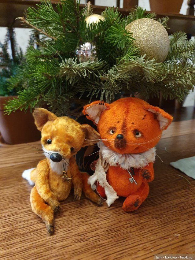 Два рыжих друга — Домашние фото авторских игрушек: Тедди
