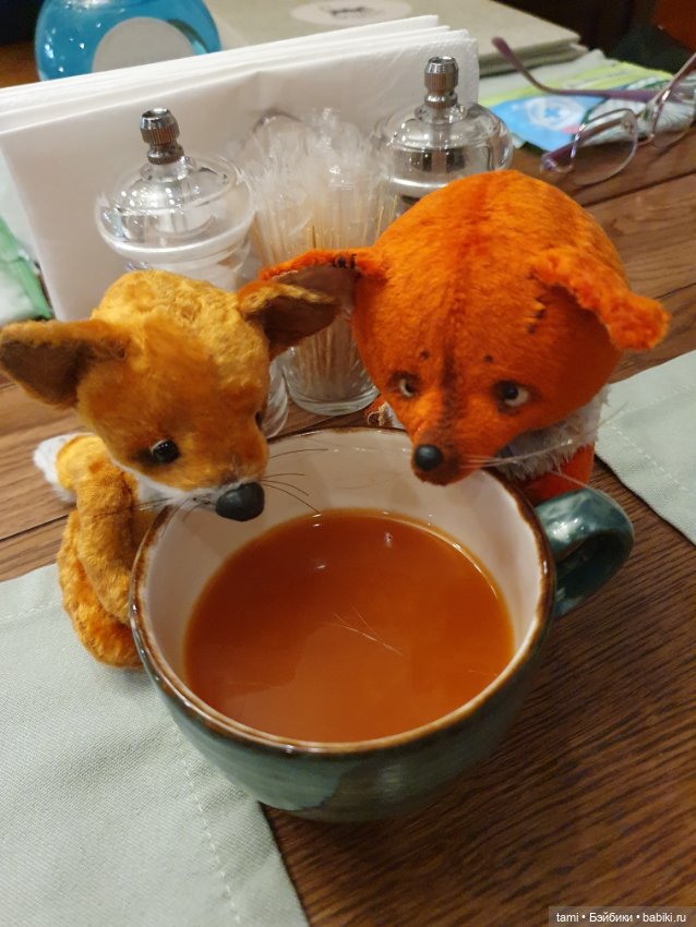 Два рыжих друга — Домашние фото авторских игрушек: Тедди