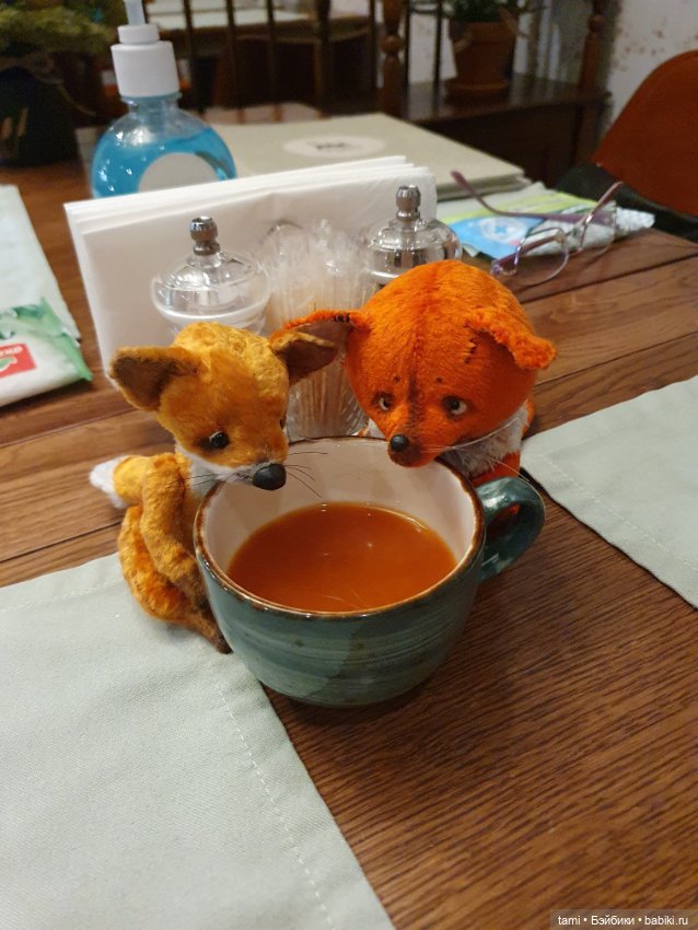 Два рыжих друга — Домашние фото авторских игрушек: Тедди