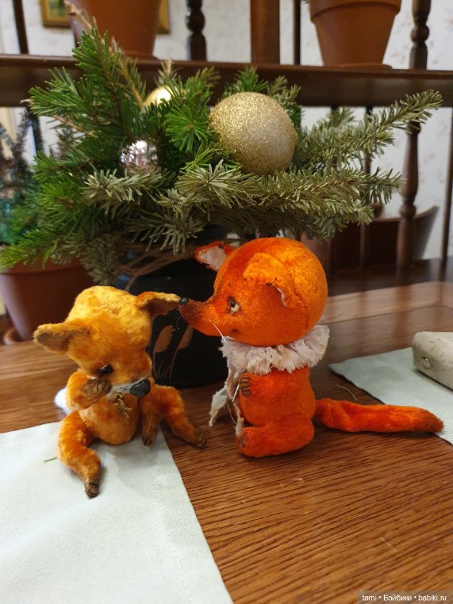 Два рыжих друга — Домашние фото авторских игрушек: Тедди