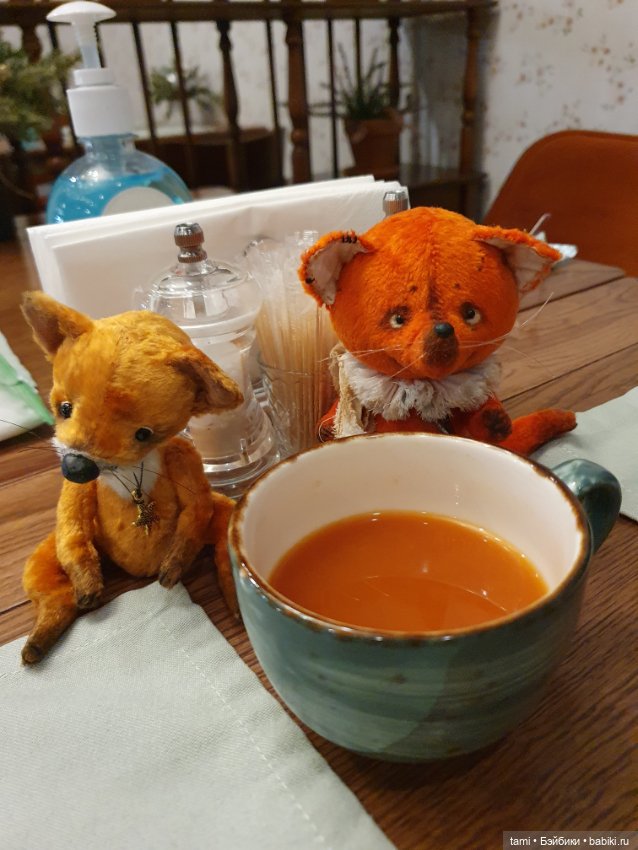 Два рыжих друга — Домашние фото авторских игрушек: Тедди